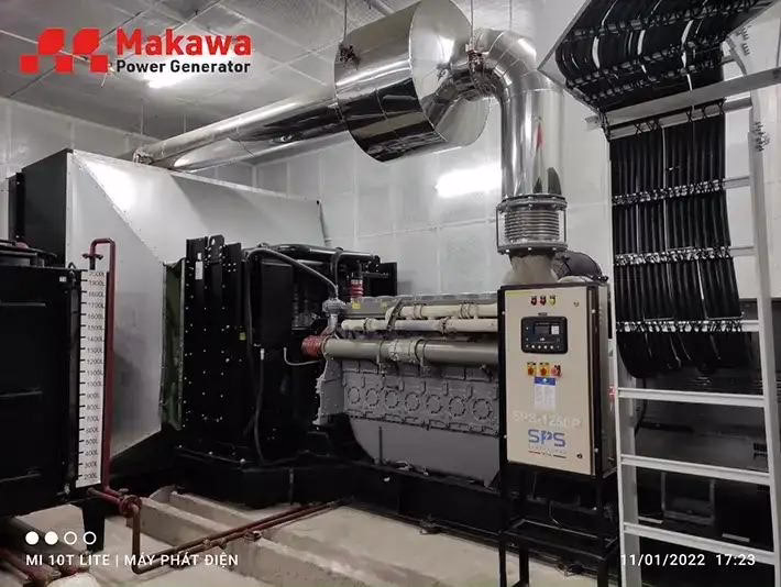 LẮP ĐẶT 2 TỔ MÁY PHÁT ĐIỆN PERKINS 1250 KVA TẠI QUẢNG NINH